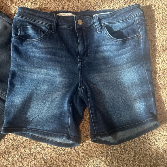 Pilcro and the Letterpress Jean Shorts - Picture 2 of 10